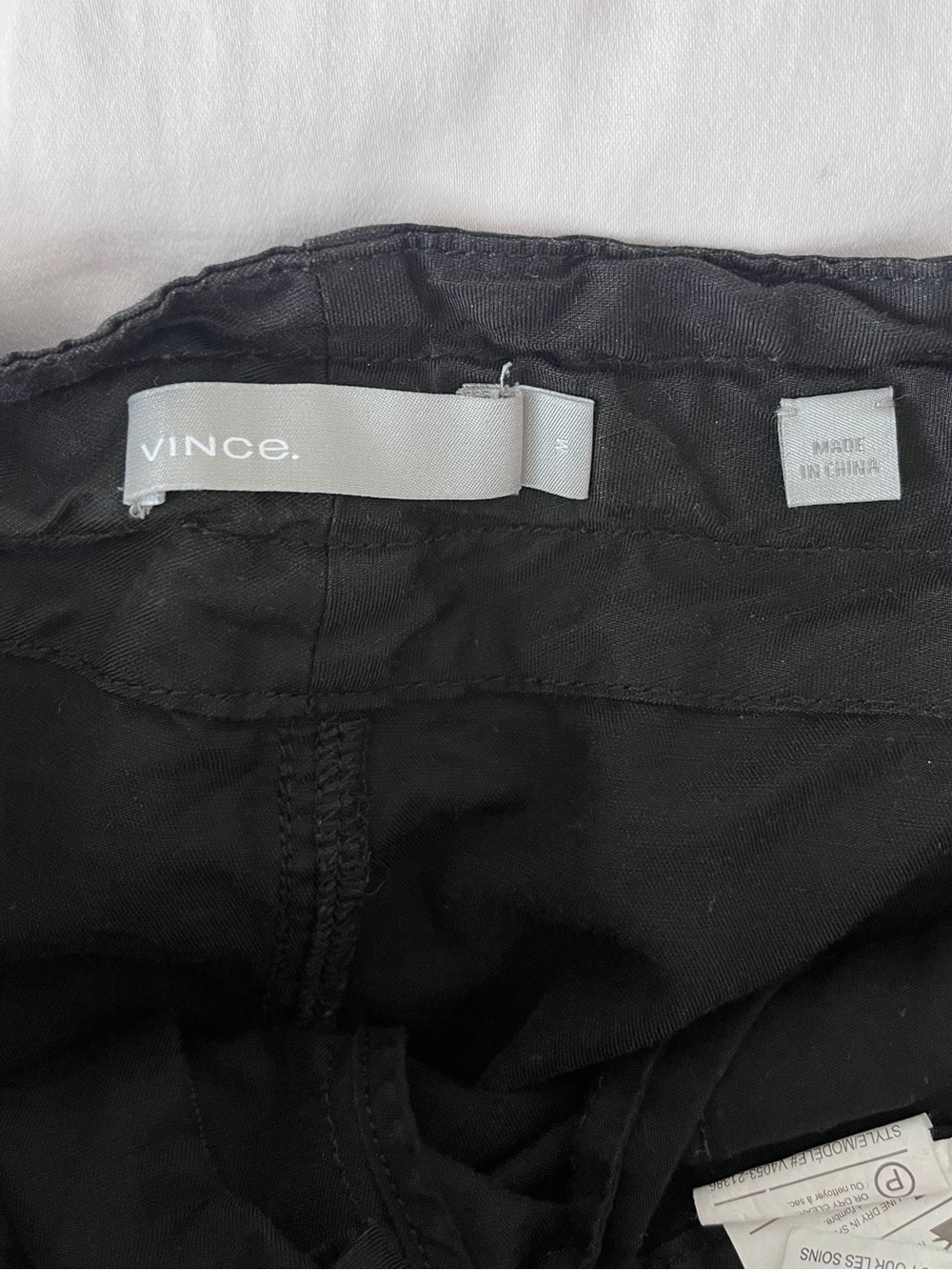 Vince Black Cargo Drawstring Pants - Picture 2 of 10
